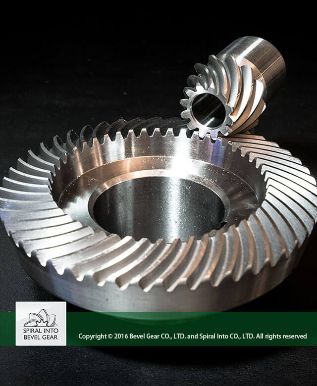 Spiralkoniske tandhjul — Bevel Gear Co., Ltd